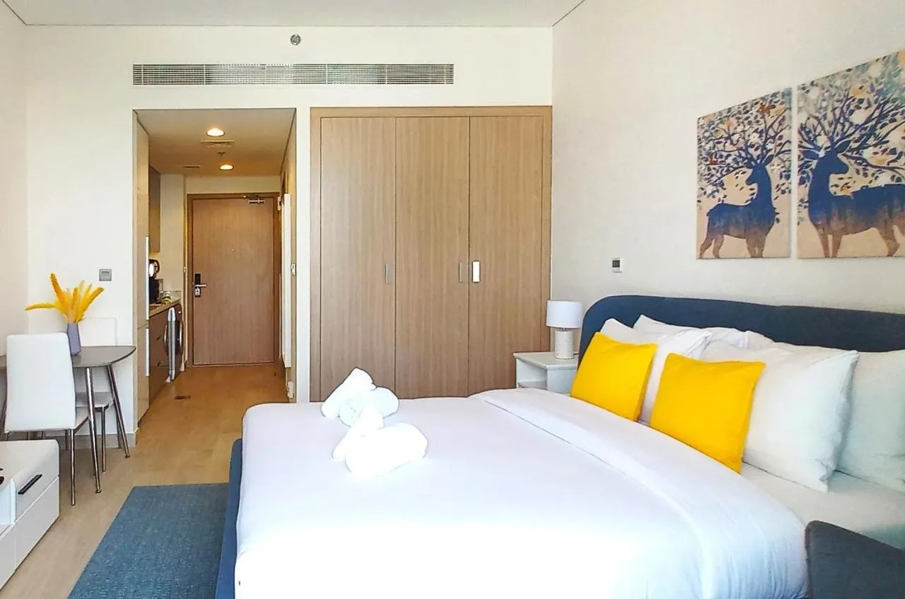 Modern Furnished Studio Farhad Azizi Residence Al Jaddaf Dubai